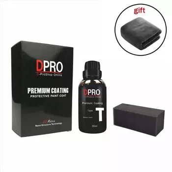 Керамическое покрытие для автомобиля Dpro, T-образное искусственное средство для защиты автомобиля, жидкое стекло против царапин, гидрофобное Хрустальное покрытие, детали автомобиля