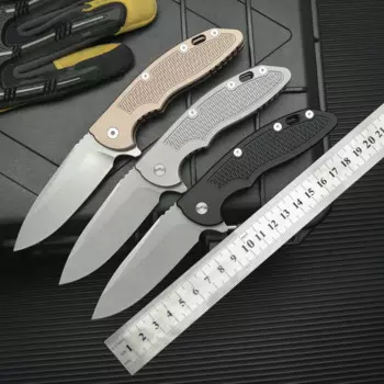 Kesiwo XM18 EDC Складной нож 59HRC D2 Лезвие Ручка из алюминиевого сплава Открытый Кемпинг Рыбалка Пеший туризм Охота Карманный нож для выживания