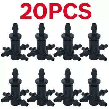 KESLA 20 шт. пластиковый колючий шланг 3/5 мм для капельного орошения