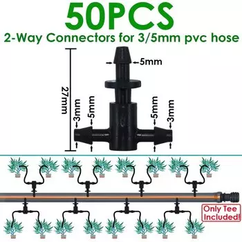 KESLA Комплект соединителей для капельного полива 50 шт