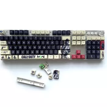 Keycap Game Call-of-duty Keycaps Ghost COD Shooting PBT Современная война 2 мВт PS для MX Switch Cherry механическая клавиатура с ISO
