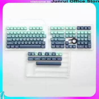 Keycap Pbt Moa с ботаническим садом, высокая термосублимация, персонализированная механическая клавиатура Keycap, полный комплект Atk68 F87 K99, игра