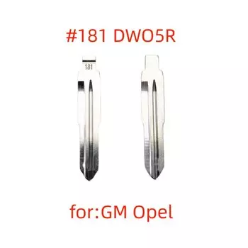 Keychannel 10 шт. 181 # KD ключ с лезвием ключа двое 5r, металлический откидной ключ, Пустой Запасной ключ для Xhorse VVDI KD пульт дистанционного управления для GM Chevrolet Opel