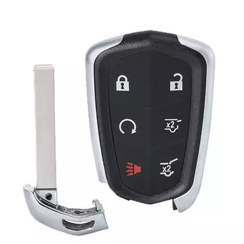 KEYECU 315 МГц/433 МГц HYQ2EB/ HYQ2AB 5-кнопочный смарт-брелок без ключа для Cadillac CTS ATS XTS XT4 XT5 CT6 2014-2020