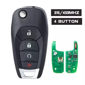 KEYECU 315 МГц, 433 МГц ID46 дистанционный ключ для Chevrolet Cruze Trax Sonic Spark Cruze XL7 XL8 2016 2017 2018 2019