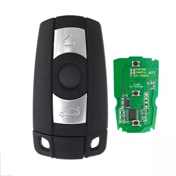 KEYECU 3 кнопки 315LP 315 МГц 433 МГц 868 МГц для BMW 1/3/5/7 серии X5 X6 Z4 E60 E61 E70 E71 E87 E90 KYDZ Брелок дистанционного управления