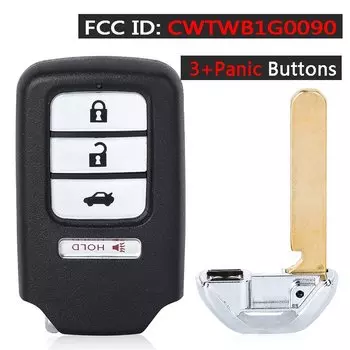 KEYECU 433,92 МГц 4A FCC ID: CWTWB1G0090 Сменный 4 5-кнопочный дистанционный автомобильный брелок для Honda Accord 2018 2019 2020 2021 2022