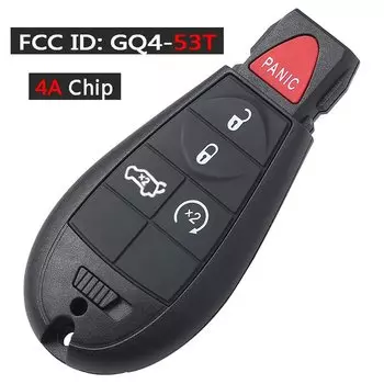 KEYECU 433 МГц 4A / PCF7961M чип, фобик, дистанционный Автомобильный ключ для Jeep Cherokee Sport KL 2014 2015 2016 2017 2018