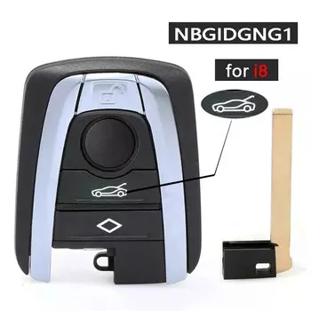 KEYECU 434 МГц FCC: NBGIDGNG1 OEM-запчасти, умный 4-кнопочный дистанционный автомобильный брелок для BMW i3 i8 2014 2015 2016 2017 2018