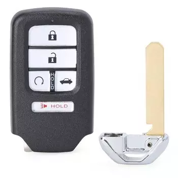 KEYECU 4/5 кнопки CWTWB1G0090 для Honda Accord Inspire Fit HRV Venzel Jazz Envix Crider City Sport удаленный ключ 4A чип 433 МГц