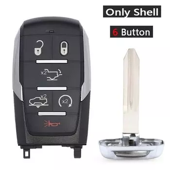 KEYECU для Dodge RAM Limited 2019 2020 2021 2022 FCC: OHT- 4882056 Замена 3 5 6 7 кнопок Smart Remote Автомобильный брелок
