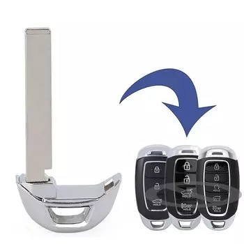 KEYECU Rmote Key Blade только лезвие для Hyundai iX35 i30 Tucson Santa Fe Veloster Creta Genesis G80 Elantra Kona Sonata Sonata
