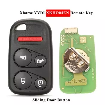 KEYECU XKHO03EN XKHO04EN Wire VVDI Universal Remote Key Fob Remote Start & Trunk / Sliding Door Button For Honda Design Keys