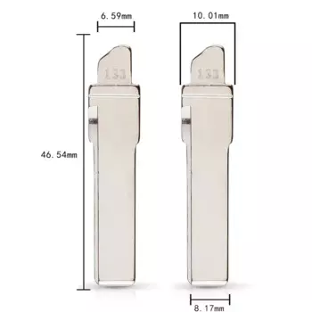 KEYYOU #01 #42 #31 #86 #133 #149 для Audi VW Polo Passat B5 Tiguan Golf Santana сидение Bora Skoda HU66 Auto необработанный ключ для автомобиля Blade