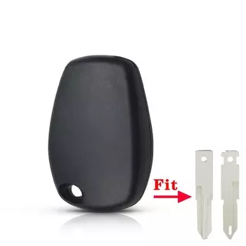 KEYYOU 10 шт. Автомобильный ключ чехол для детей 2, 3, корпус для ключей на кнопке чехол дистанционного брелока для Renault Dacia модус Clio 3 Twingo Kangoo 2 для NISSAN ALMERA
