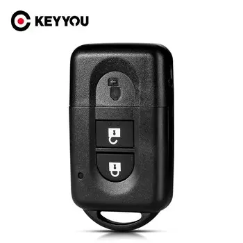 KEYYOU 10 шт. брелок для дистанционного ключа с откидной крышкой 2BNT, складной корпус дистанционного ключа для автомобиля, чехол для Nissan Qashqai X-trail Micra Note Pathfinder