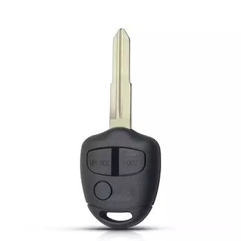 KEYYOU 10 шт. чехол для дистанционного ключа автомобиля для Mitsubishi Lancer Outlander Grandis чехол для ключа 2/3 Кнопка правая/левая MIT11/MIT8 Uncut Blade