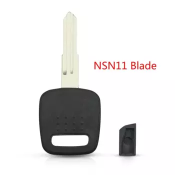 KEYYOU 10 шт. чехол для ключа транспондера для Nissan A33/A32, сменный необрезанный чехол для ключа автомобиля с лезвием NSN14 NSN11