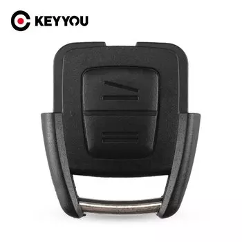 KEYYOU 10 шт./лот 2 кнопки дистанционного ключа автомобиля брелок для Vauxhall Opel Astra Zafira Omega Vectra