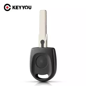 KEYYOU, 10 шт./лот, пустая оболочка для Volkswagen (VW) B5 Passat, транспондер, ключ HU66
