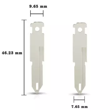KEYYOU 10 шт. новый для Renault Nissan Citroen Peugeot 307 207 308 удаленный автомобильный ключ VAC102 VA2 HU83 NE72 неразрезанный ключ лезвие