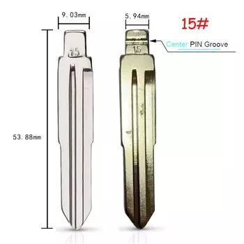 KEYYOU 10 шт., откидной ключ для Mitsubishi Outlander Grandis ASX Pajero MIT11R #07 #15 #16 #23 #62 KD, автомобильный пустой корпус для дистанционного ключа Blade