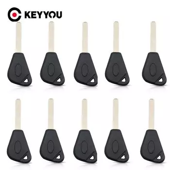 KEYYOU 10X чехол для транспондерного ключа для Subaru Outback Legacy 2011-2014 Forester Impreza, чехол для автомобильного ключа, пустой чехол для брелока
