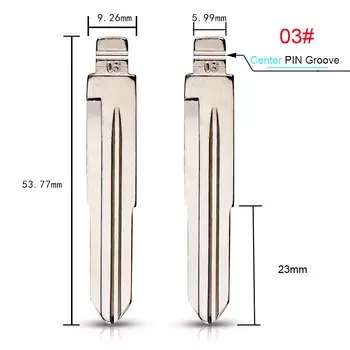 KEYYOU #117 #116 #25 #03 KD Blade для Honda Accord, подходит для odysley Civic City CRIDER(2014 г/А), откидной складной ключ, автомобильное пустое лезвие ключа