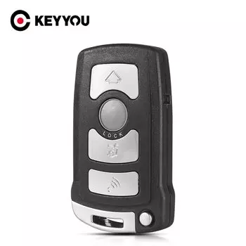 KEYYOU 1 шт. автомобильный дистанционный ключ для BMW 7 серии E65 E66 E67 E68 745i 745Li 750i CAS1 система авто умный ключ без ключа замена чехла