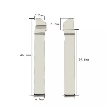 KEYYOU 1 шт. необработанный ключ для Audi VW Polo Passat B5 Tiguan Golf Santana сидение Bora Skoda HU66 #01 #42 #31 #86 #133 #149