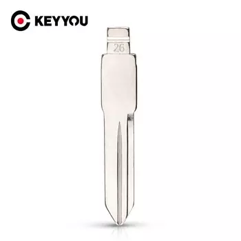 KEYYOU #26 металлический необработанный ключ для автомобиля, Складной флип-ключ KD для Chevrolet Trailblazer Sail Buick Century GL8, старый реглал, дистанционный ключ