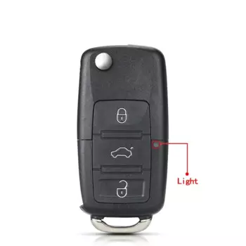 KEYYOU 2/3 кнопка для Volkswagen VW Golf 4 5 Jetta Passat CC Tiguan Polo Beetle для Seat Skoda откидная оболочка ключа дистанционного управления Fob Автомобильный ключ