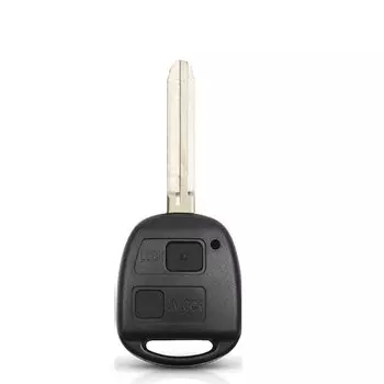KEYYOU 2/3 кнопки дистанционного ключа чехол-брелок TOY43 для Toyota Corolla Camry Yaris Land Cruiser Avensis Prado 120 RAV4 Kluger