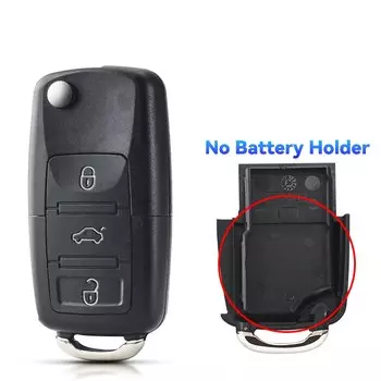 KEYYOU 2/3BNT Автомобильный ключ с дистанционным управлением, складной ключ, оболочка для Volkswagen Vw Jetta Golf Passat Beetle Skoda Seat Polo B5, без лезвия