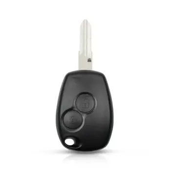 KEYYOU 2-кнопочный чехол для дистанционного ключа, чехол-брелок для Renault Megan Modus Clio Modus Kangoo Logan Sandero Duster, корпус автомобильной сигнализации