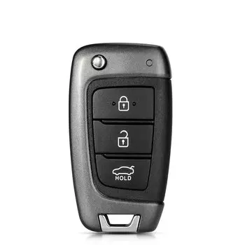KEYYOU 3/4 кнопочный складной откидной смарт-пульт дистанционного управления автомобильный ключ для HYUNDAI Tucson Accent Solaris Kona Verna 2017 +