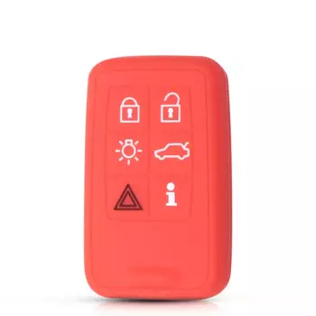 KEYYOU 6-кнопочный силиконовый резиновый чехол для ключей, защитный чехол для брелока, защитный чехол для Volvo S60 V60 S70 V70 XC60 XC70