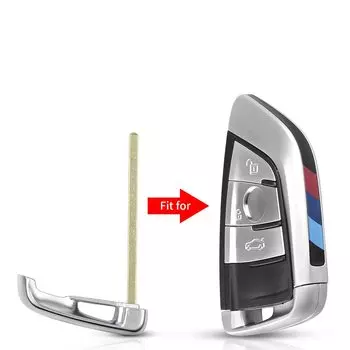 KEYYOU аварийного отрезная вставка пустой ключ лезвие Смарт Замена дистанционного ключа подходит для BMW MiNi 3 5 6 7 серия X5 X6 Новые 5 шт/упаковка, 7 серия