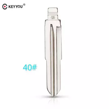 KEYYOU автомобильный ключ для Chevrolet Epica, сменный лезвие для необрезанного ключа, дистанционный складной флип NO.40, сменный лезвие для ключа