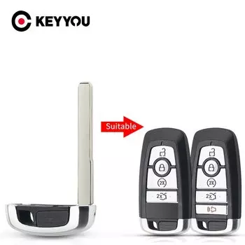 KEYYOU дистанционная маленькая Автомобильная фотомагнитола для Ford Edge Explorer DISPATCH Fusion Mondeo 2017 2018 Автомобильная НЕОБРАБОТАННАЯ Аварийная кнопка