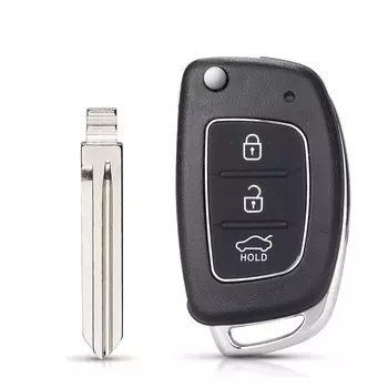 KEYYOU дистанционный брелок с 3/4-кнопками, чехол для автомобильного ключа с откидной крышкой для Hyundai New Verna IX35 IX45 Fe HB20 Solaris Key