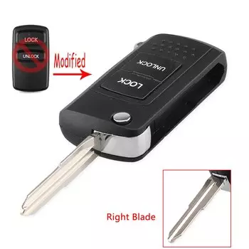 KEYYOU дистанционный ключ от машины для Mitsubishi Lance Outlander Endeavour Eclipse Galant Diamante Montero Sport 2-кнопочный левый/правый лезвие