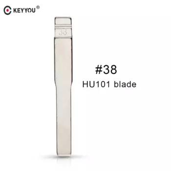 KEYYOU дистанционный Складной флип необработанный ключ для автомобиля лезвие 38 # HU101 лезвие для Ford Focus Mondeo CMAX FIESTA GALAX пустой Замена