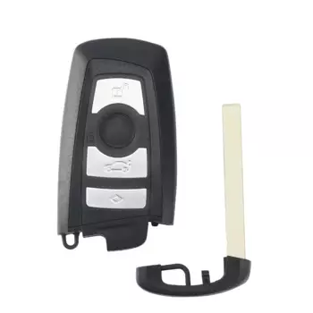 KEYYOU для BMW CAS4 F System 3 5 7 серии 2009-2016 E90 E92 E93 X5 F10 F20 F30 F40 чехол для дистанционного ключа автомобиля
