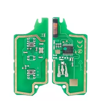 KEYYOU для Citroen 433 МГц ID46 ASK удаленный автомобильный ключ для Peugeot 207 307 407 208 308 408 607 Partner автомобильный ключ 2 кнопки CE0523 Ce0536