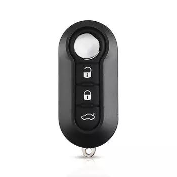KEYYOU для Fiat 500 Panda Punto Bravo, 3 кнопки, обычный откидной пульт дистанционного управления, корпус, пустой корпус, брелок без ключа, лезвие SIP22