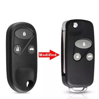 KEYYOU для Honda Accord Civic HRV CRV S2000 Jazz 2/3 кнопки Замена модифицированный автомобильный пульт дистанционного управления Складной флип-ключ оболочка Брелок чехол
