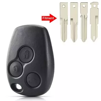 KEYYOU для Renault Dacia Modus Clio 3 Мягкая обложка для NISSAN ALMERA Fob 2/3 дистанционное управление