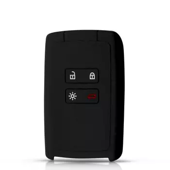 KEYYOU для Renault KOLEOS Kangoo Kadjar 2016 2017 2018 4-кнопочный силиконовый резиновый чехол для автомобильного ключа, сменный брелок