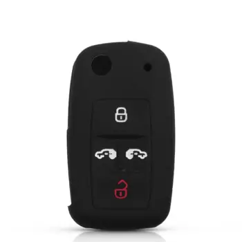 KEYYOU для VOLKSWAGEN VW Sharan Multivan T5 силиконовый чехол для ключей от машины 4 кнопки дистанционного управления автомобильные аксессуары оболочка держатель